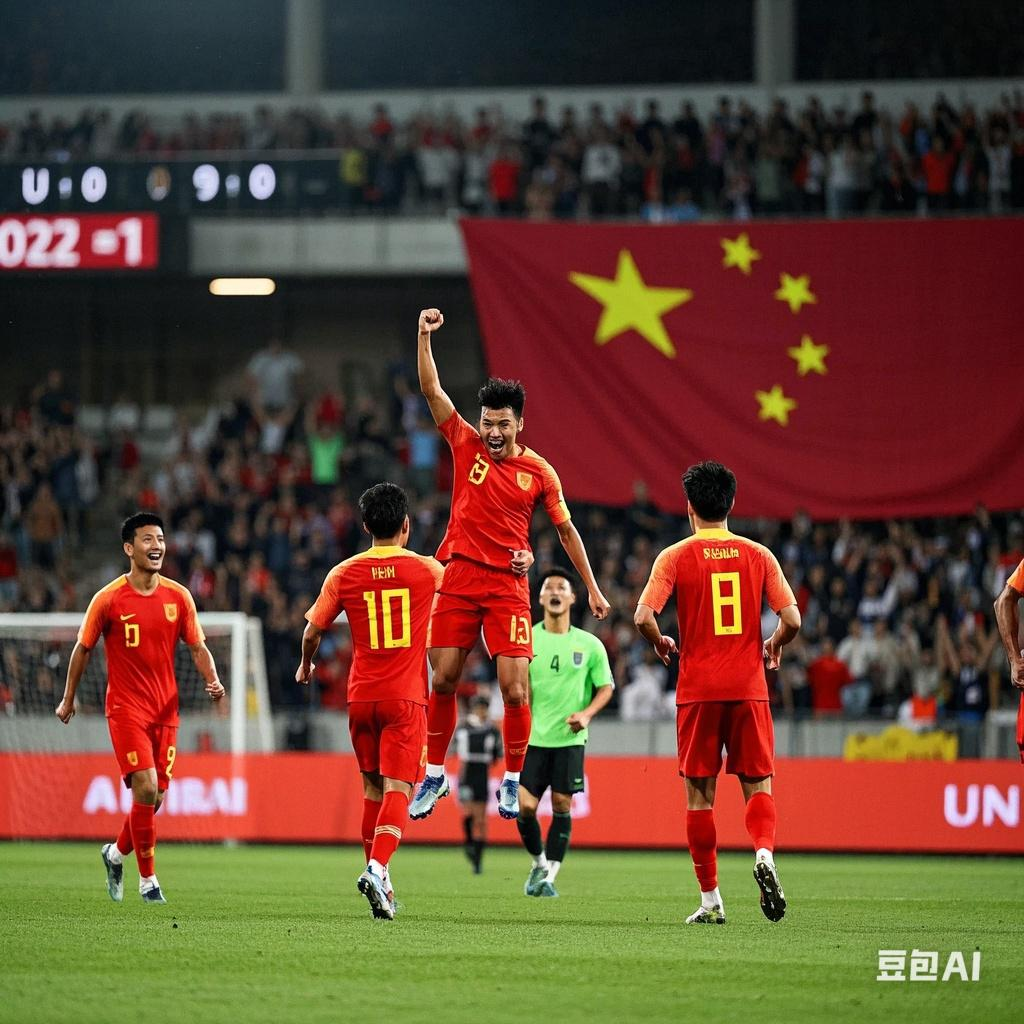 比赛激烈！国家队与对手争夺胜利