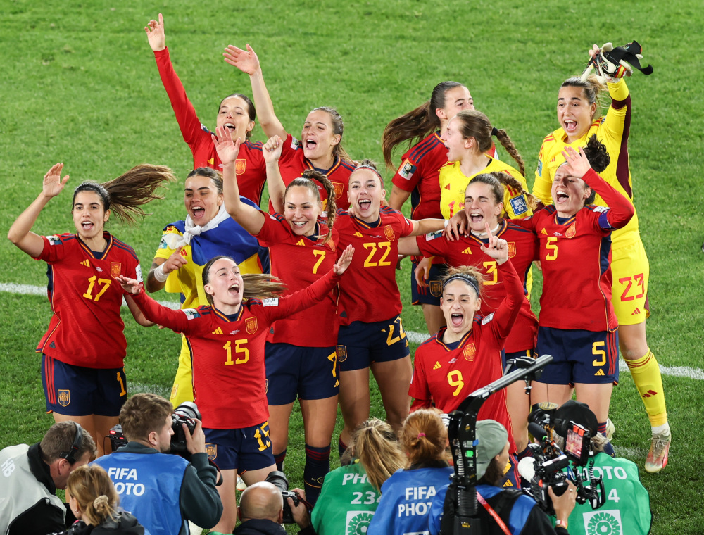 乌克兰女足队在比赛中击败对手 乌克兰女足队在比赛中击败对手