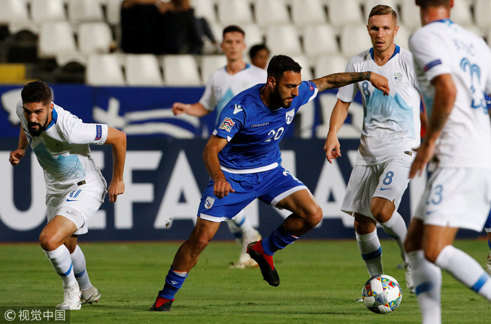塞浦路斯击败斯洛文尼亚，小组出线形势堪忧