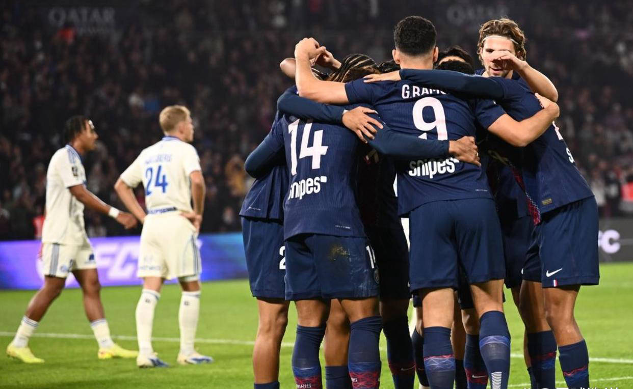 包含巴黎圣日耳曼一锋无力，球队遭遇失利的词条